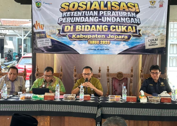 sosialisasi rokok ilegal bea cukai kudus di kecamatan kedung jepara