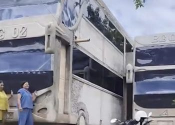 rumah berbentuk bus akap di wonogiri viral 2026