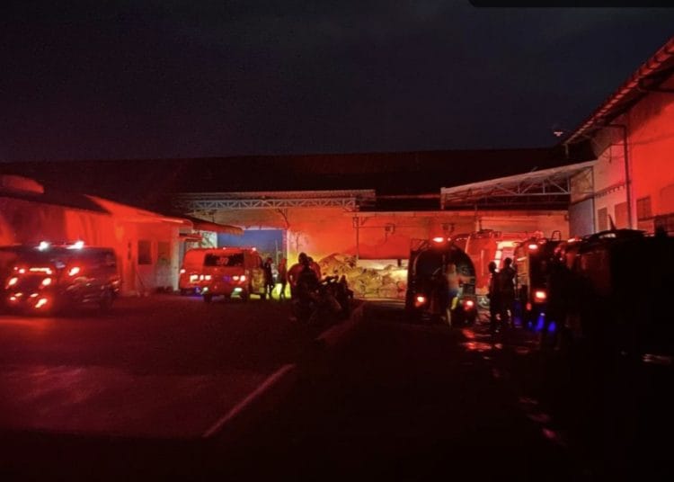 Gudang rokok di Malang yang terbakar akibat dibakar karyawan untuk menutupi penggelapan