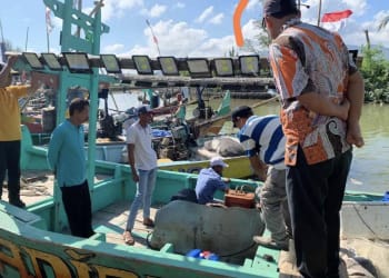 nelayan Jepara uji coba Petasol BRIN di perahu laut