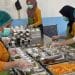 Ilustrasi dapur MBG dan pembagian makanan bergizi