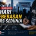 Ilustrasi jurnalis dan simbol kebebasan pers pada Hari Kebebasan Pers Sedunia 3 Mei 2026 Metro8.News
