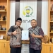 Ketua DPRD Jepara Agus Sutisna saat menerima audiensi seniman Wahyono terkait kereta kencana Ratu Kalinyamat