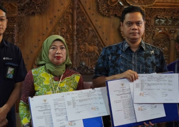 Penandatanganan nota kesepakatan BPJS Ketenagakerjaan dengan Bupati Jepara untuk perlindungan pekerja