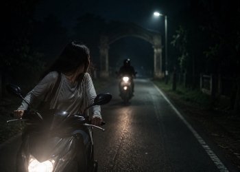 wanita dikejar pria misterius di jalan gelap kudus dini hari