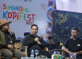 Suasana Sumanding KopiFest 2026 di Hutan Pinus Buper Sumanding Jepara bersama Bupati Witiarso