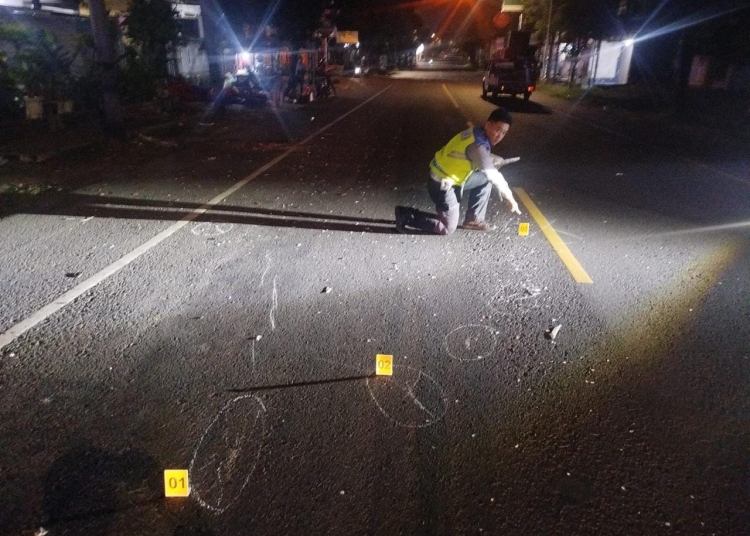 kecelakaan vario di tahunan jepara dua motor adu banteng