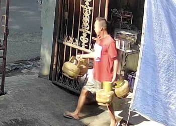 pelaku pencurian gas elpiji di mayong jepara diamankan polisi bersama barang bukti tabung elpiji
