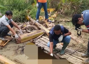 lansia ditemukan meninggal di kubangan lumpur Grobogan
