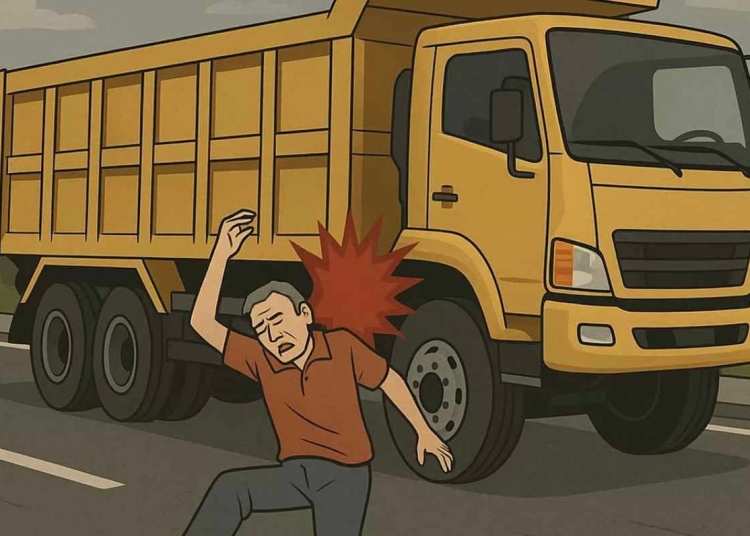 Kecelakaan lalu lintas di Jepara, pejalan kaki ditabrak truk Hino di Pecangaan malam hari