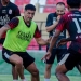 Pemain Persijap Jepara latihan jelang laga pamungkas melawan Persib Bandung
