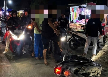 perkelahian warga di kalinyamatan jepara malam hari akibat senggolan motor