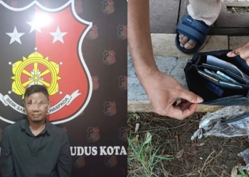 jamaah masjid di kudus kehilangan tas uang 5 juta terekam cctv