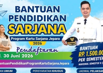 mahasiswa jepara menerima bantuan pendidikan kartu sarjana jepara 2026