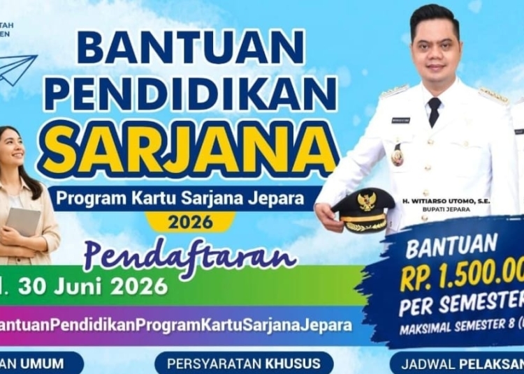 mahasiswa jepara menerima bantuan pendidikan kartu sarjana jepara 2026