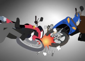 kecelakaan lalu lintas di SPBU Kriyan Jepara melibatkan dua motor