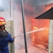 Oven pengering kayu di Desa Sekuro Mlonggo Jepara yang terbakar hebat diduga akibat overheat