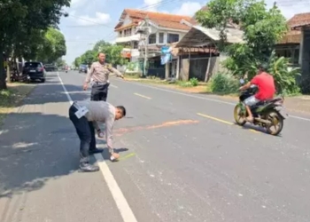 kecelakaan scoopy tabrak pohon di welahan jepara dua korban luka parah