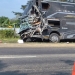 Kecelakaan bus tabrak truk di Tol Cipali KM 182 Cirebon menewaskan satu penumpang