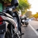 Ilustrasi kendaraan motor dan aktivitas pembayaran pajak kendaraan di Jepara