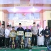 Lomba Rebana Hari Bhayangkara ke-80 di Polres Jepara diikuti peserta dengan lantunan sholawat di Aula Bhayangkari.
