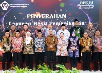 Penyerahan LHP BPK WTP ke-16 kepada Pemerintah Kabupaten Jepara di Semarang
