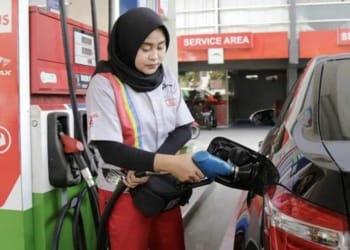 SPBU Pertamina dengan papan harga Pertamax naik menjadi Rp16.250 per liter per 10 Juni 2026