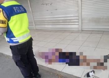 polisi olah tkp pria meninggal pecangaan jepara