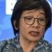Kepala BGN Nanik Sudaryati dan Wakil Kepala BGN Agustina Arumsari saat rapat bahas program MBG di DPR