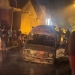 Mobil diduga pengangsu BBM terbakar hebat di dekat SPBU Senenan Jepara Minggu malam 7 Juni 2026