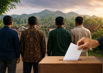 Ilustrasi peta politik Pilkades Sekuro 2027 di Jepara setelah H. Badrudin mengundurkan diri dari bursa calon petinggi desa.