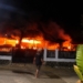 Rumah dan bengkel motor terbakar di Desa Sekuro, Kecamatan Mlonggo, Jepara pada Kamis dini hari, diduga akibat korsleting listrik.