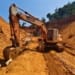 Petugas Tim Terpadu menutup lokasi tambang ilegal di Desa Pancur dan Pecangaan Kulon, Jepara.