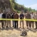 Petugas gabungan Pemkab Jepara menutup aktivitas tambang galian C di kawasan hijau Desa Rajekwesi, Kecamatan Mayong, Kabupaten Jepara.