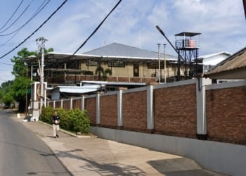 PT Urecel Indonesia di Desa Suwawal, Mlonggo, Jepara yang disorot terkait dugaan penyempitan jalur sungai