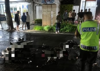 Kecelakaan dua motor Vario di Ngabul, Jalan Jepara-Kudus
