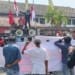 Aji Cakra menyampaikan aspirasi di depan DPRD Jepara