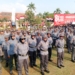 Satlinmas Jepara berkumpul dan melakukan konsolidasi menjelang penyampaian aspirasi