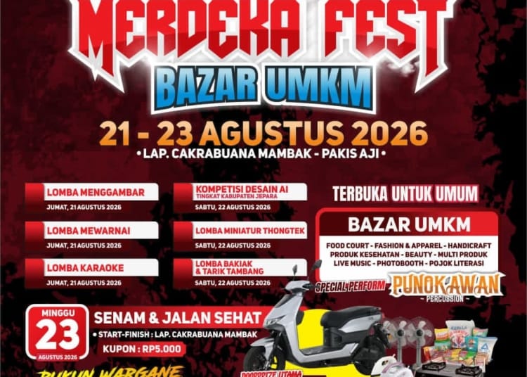 Mambak Merdeka Fest 2026 di Lapangan Cakrabuana Desa Mambak Jepara