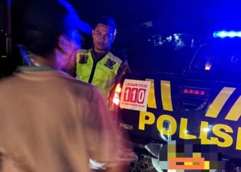 Kecelakaan Scoopy Margoyoso Jepara setelah ditabrak Kawasaki Ninja dan bus