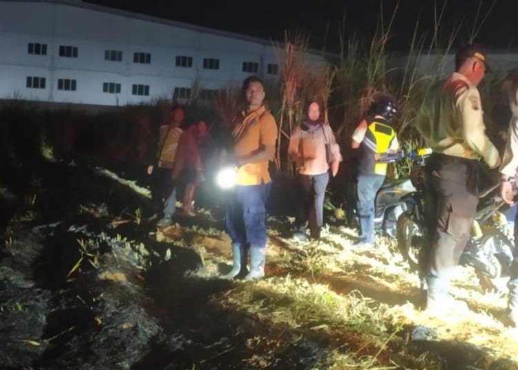 Kebakaran lahan tebu di Desa Sengonbugel Jepara