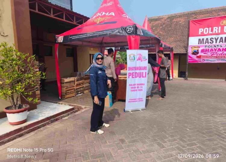 PR Pesadika Owner Dani saat mendukung Pasar Murah Bhayangkari di Kalinyamatan Jepara