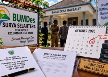 BUMDes Surya Sejahtera Desa Batealit dan pembentukan Timsel pengurus baru