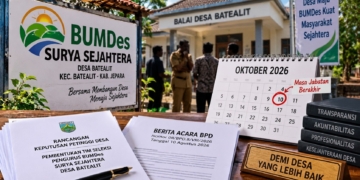 BUMDes Surya Sejahtera Desa Batealit dan pembentukan Timsel pengurus baru