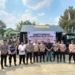 Brimob Polda Jawa Tengah menyalurkan bantuan air bersih kepada warga Desa Tambahmulyo, Pati, yang terdampak kekeringan.