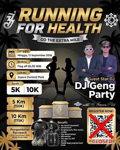 Running for Health RSI Sultan Hadlirin Jepara