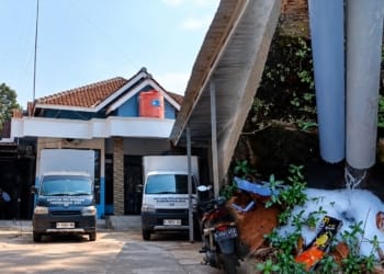 SPPG Guyangan 03 Jepara dan saluran limbah yang disorot KAWALI
