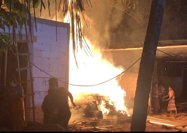 Oven pengering kayu terbakar di Sinanggul Jepara