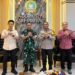 Kapolres Jepara AKBP Keris Aji Wibisono bersama Dandim 0719 Jepara dan jajaran saat kunjungan silaturahmi di Makodim Jepara.