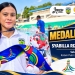 Atlet selam Jepara Syabila Rizkia Putri Raharja peraih medali emas Porprov XVII Jawa Tengah 2026 sebelum meninggal dunia usai insiden tenggelam di laut.